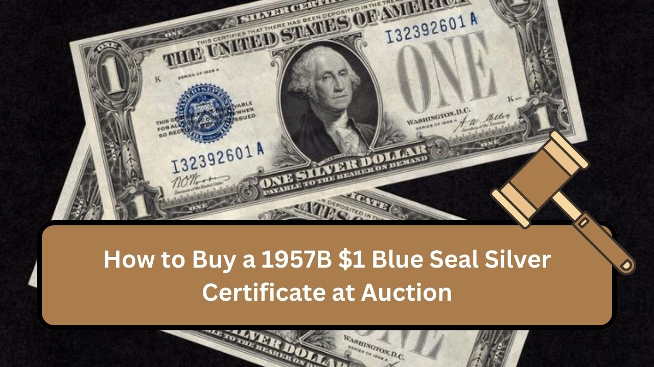 How to Buy a 1957B $1 Blue Seal Silver Certificate at Auction