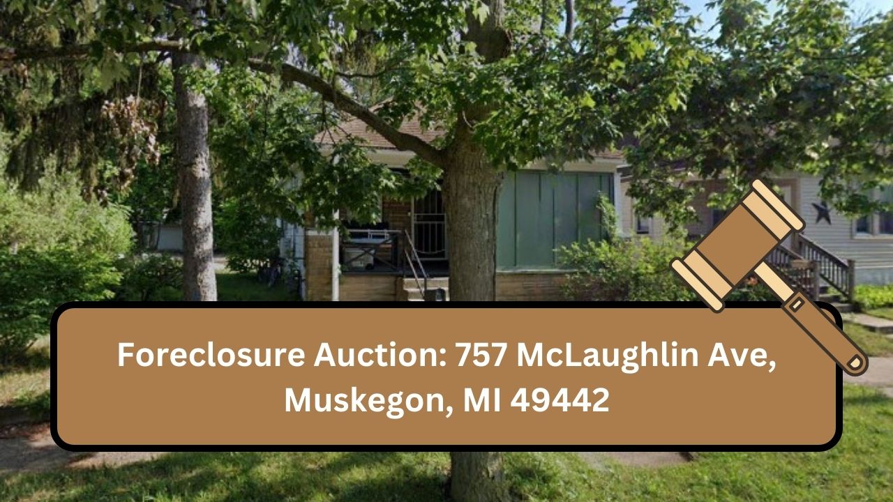 Foreclosure Auction: 757 McLaughlin Ave, Muskegon, MI 49442