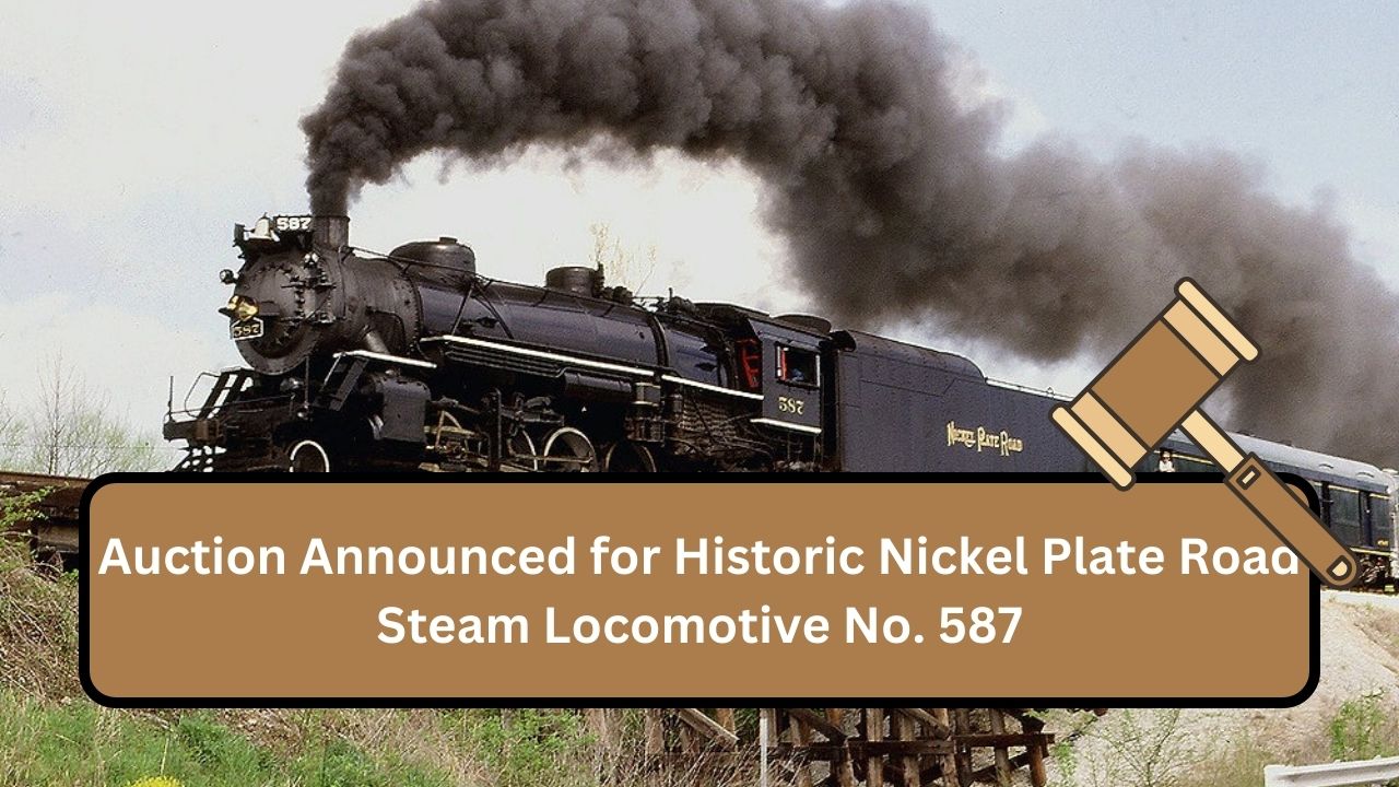 Historic Nickel Plate Road Steam Locomotive No. 587