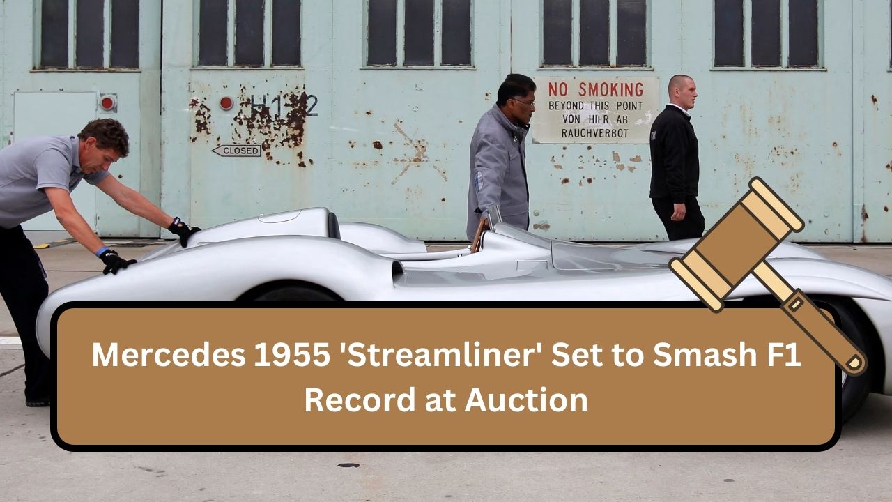 Mercedes 1955 'Streamliner' Set to Smash F1 Record at Auction