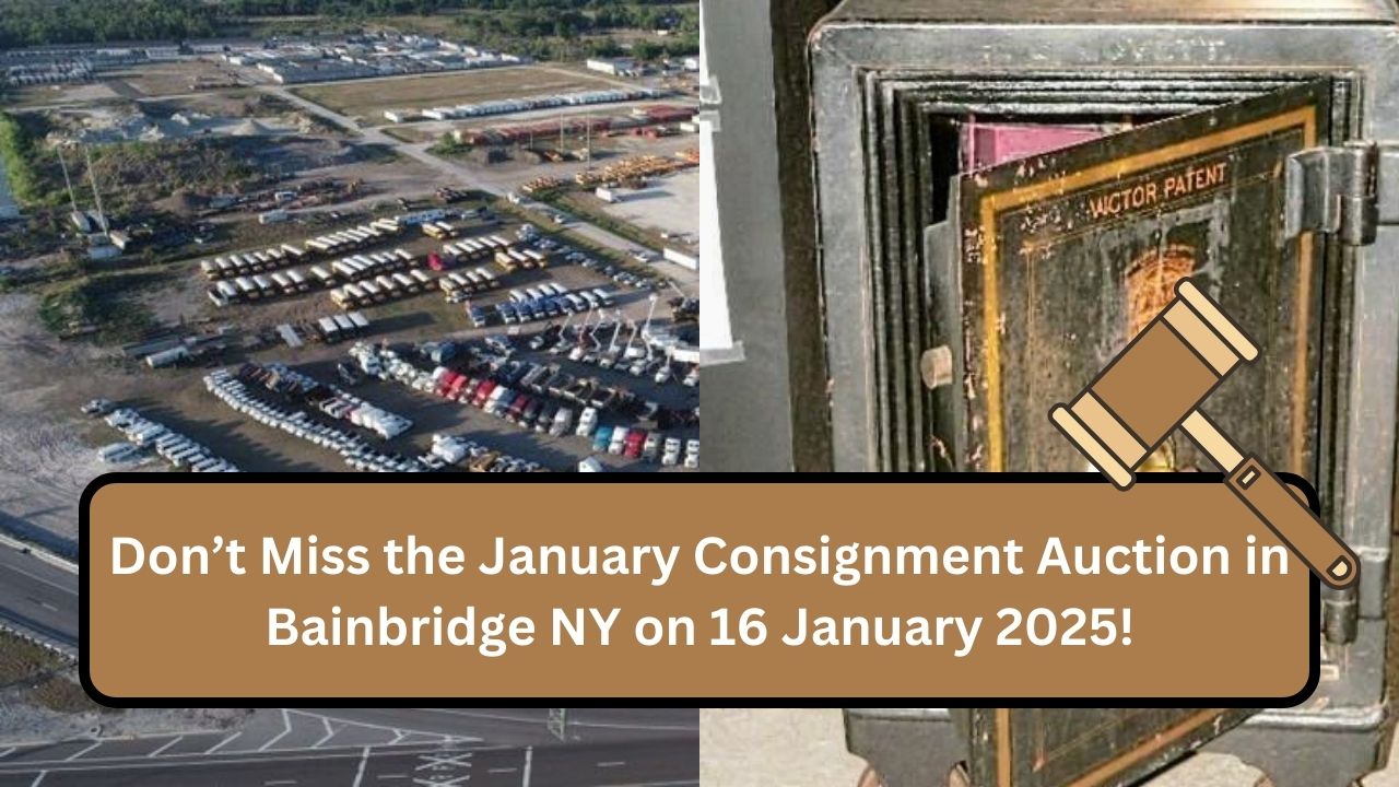 anuary Consignment Auction in Bainbridge NY on 16 January 2025